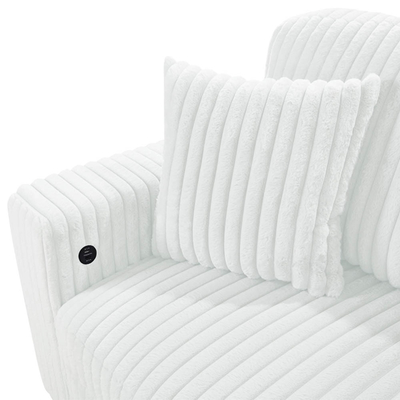 Sofá seccional de cama con cama extraíble y espacio de almacenamiento Sillón salón y puerto de carga USB, tejido de corduroy beige