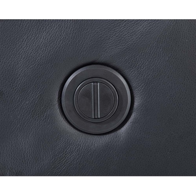 Silla reclinable Power Lift con función de masaje ajustable y sistema de calefacción, Leatherette negro falso