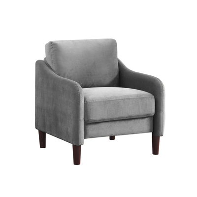 Conjunto de sofá de 3 piezas, de tela gris