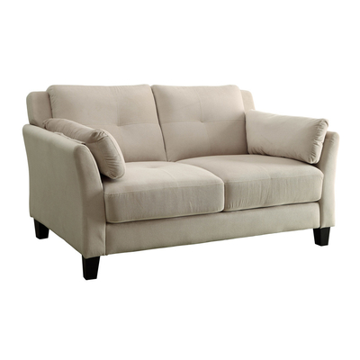 Conjunto de sofá de 3 piezas, flanellete beige